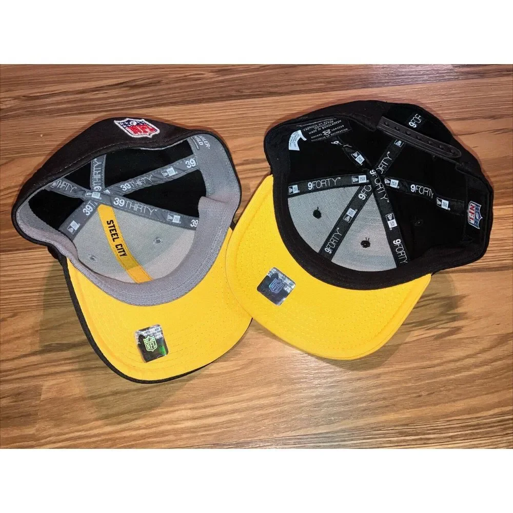 Pittsburgh‎ Steelers Toddler  Hats One Fitted & One SnapBack EUC